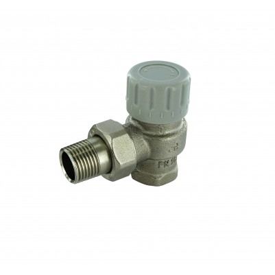 Термостатический клапан угловой тип 804R с увеличенным Kv, 1/2", М30, COMAP