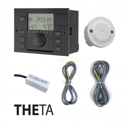 Погодозависимый контроллер Theta N2233BVVC-OT SET (прямой и 2 смесительных контура, бойлер. горелка)