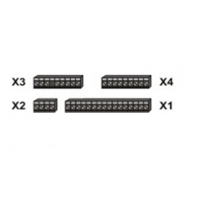 Комплект из 4-х колодок (Клеммники Х1-Х4), подходит для N233B, N2233B, N23BVVC
