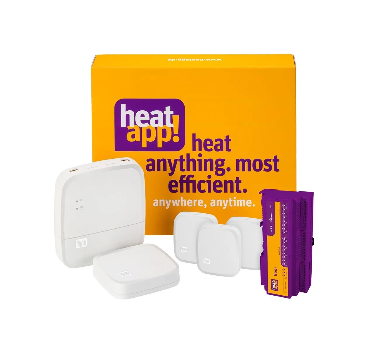 Стартовый набор (BASE+Gateway+3*Drive+floor) heatapp! start "Floor" OpenTherm Стартовый набор (BASE+Gateway+3*Drive+floor) heatapp! start "Floor" OpenTherm