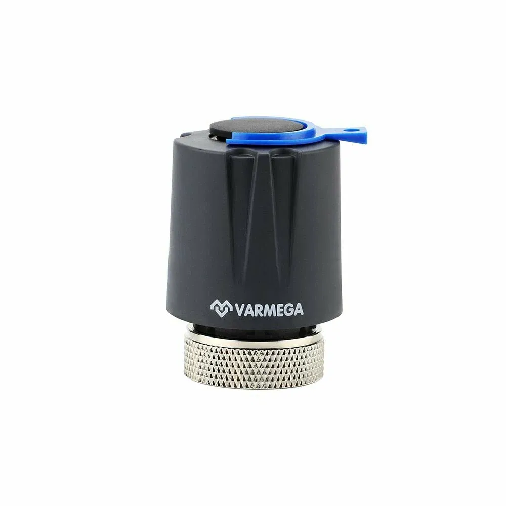 Электротермический сервопривод Varmega двухпозиционный VM19002, 220V АС, нормально закрытый Электротермический сервопривод Varmega двухпозиционный VM19002, 220V АС, нормально закрытый