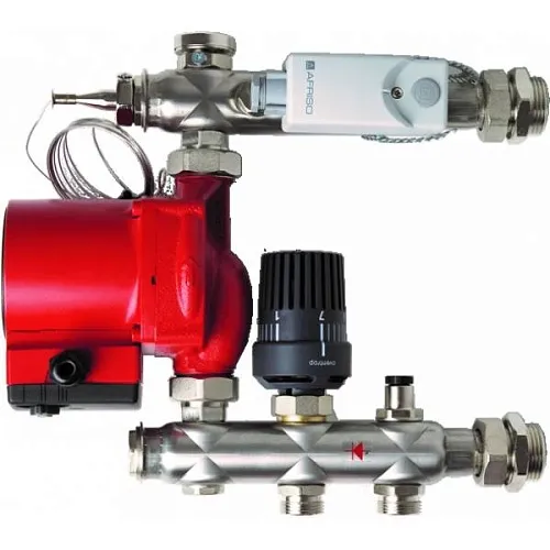 Группа автономной циркуляции Mix-M FBR-M2-6 (с насосом Grundfos UPSO 15x55), HANSA купить