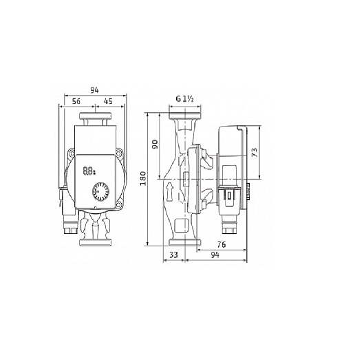 Насос циркуляционный Yonos Pico 25/1-6 180 мм, Wilo