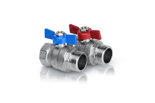 Комплект шаровых кранов DN32, HANSA