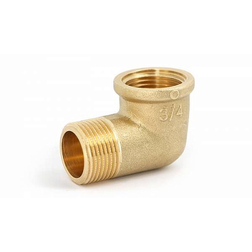 Угол латунный НР/ВР 1/2&amp;quot;x3/4&amp;quot;, Uni-Fitt