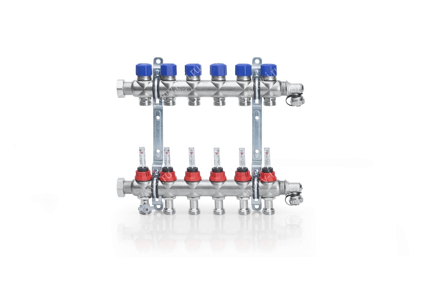 Коллекторы из нержавеющей стали HANSA для теплых полов и отопления