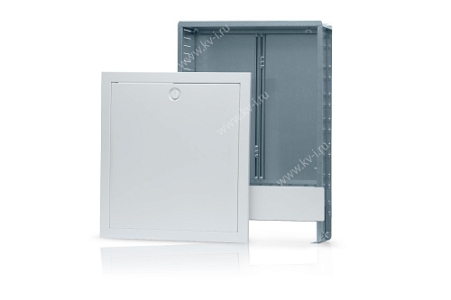 Шкаф для скрытого монтажа 110 UP-ST 2.0 белый 875х710, глубина 110-150, HANSA