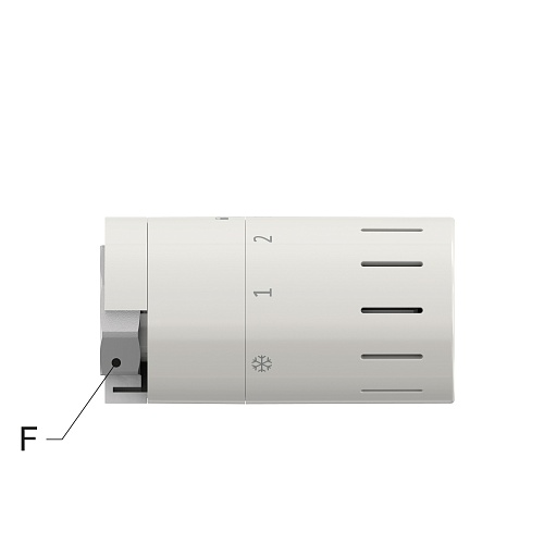 Головка термостатическая TC-D1 M30x1,5 с позицией &amp;quot;0&amp;quot;, Simplex