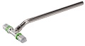Трубка-тройник хромированная MultiSkin тип 7130LW Ø16x2,0 - Cu15 - L300, COMAP