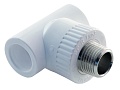 Тройник ППР с наружной резьбой (НР) 32x3/4&amp;quot;, SLT AQUA