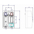 Насосная группа FWE-0, DN32 160мм (без насоса), HANSA