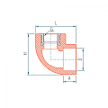 Отвод PP-R комб. ВР 25x3/4&amp;quot;
