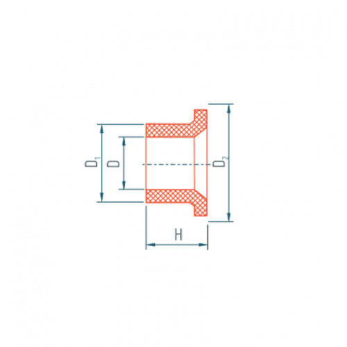 Бурт под фланец PP-R 40