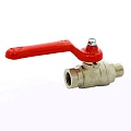 Кран шаровой латунный полнопроходной НР-ВР, ручка-рычаг, Ду 15 (1/2&amp;quot;) Ру 50, IDEAL 091, ITAP