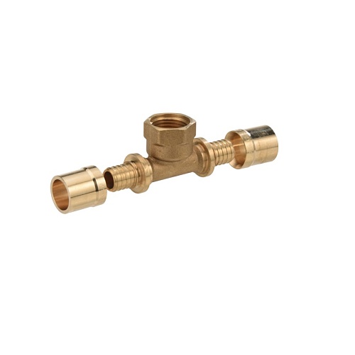 Тройник с внутренней резьбой (ВР) латунный PEXY MAX тип PGM7130G Ø16x2,2 - 1/2&amp;quot;, COMAP