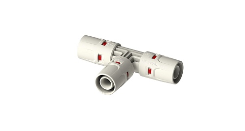 Тройник MultiSkin PUSH Ø26x3, Comap